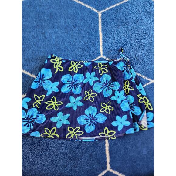 Y2k Catalina Women's Swim Floral Skirt - Picture 1 of 5
